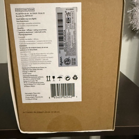 DYSON SUPERSONIC HAIR DRYER NICKEL/COPPER NWT - Picture 5 of 5